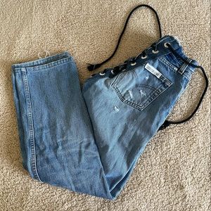 Samariah leah lace up jeans